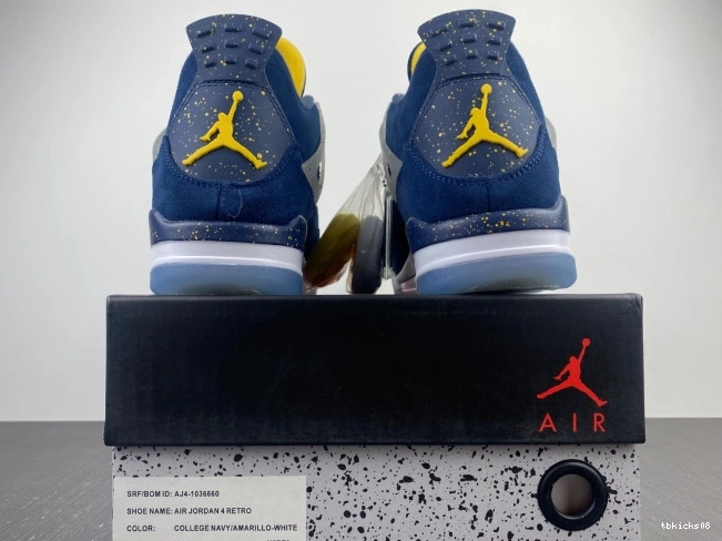 Cheap TBkick Michigan Air Jordan Retro AJ4-1036660 4 (PE) 0710